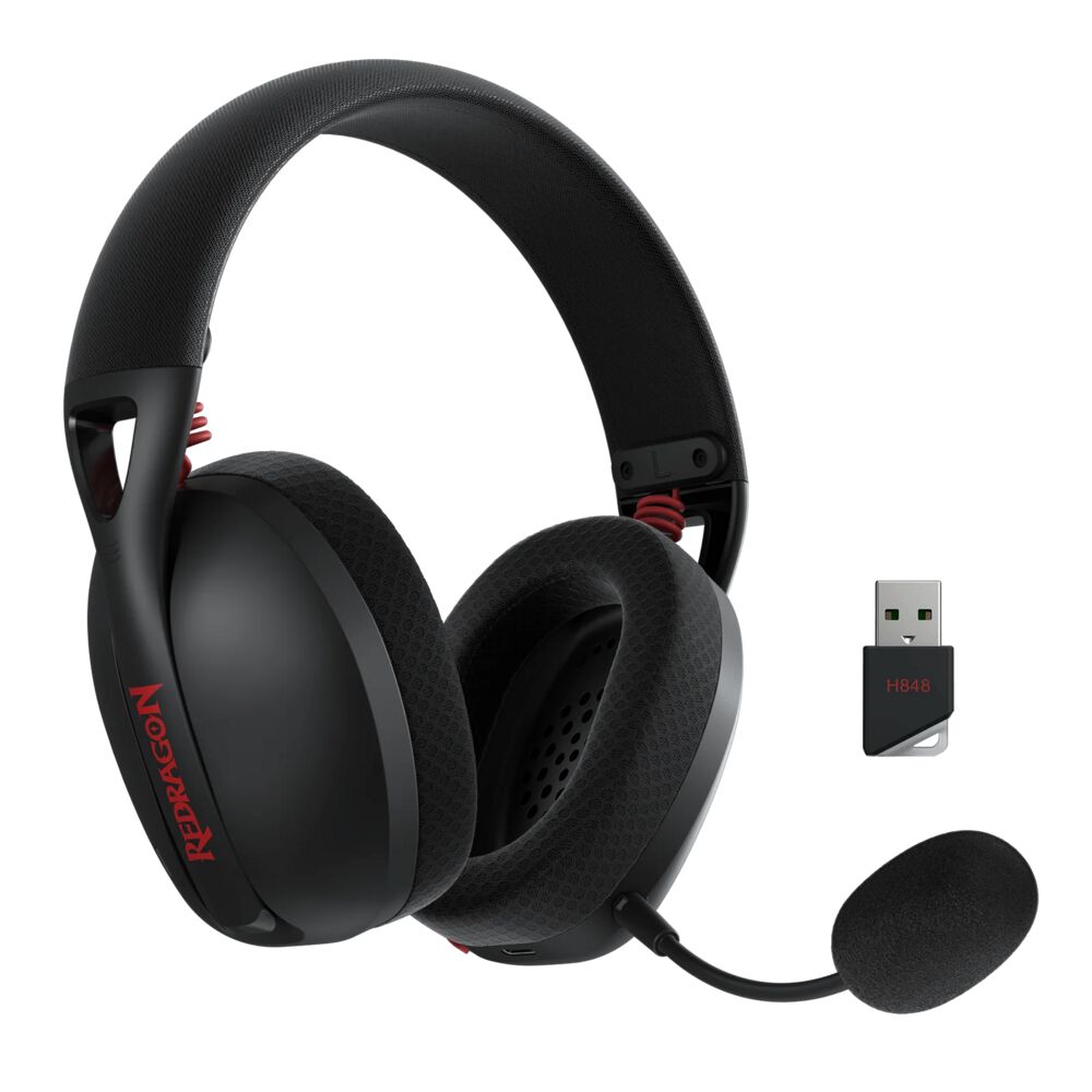 Audifono Gamer Inalam Redragon Ire Pro Negro H848 image number 2.0