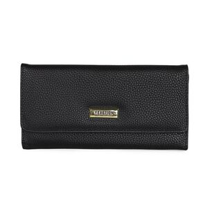 Billetera Mujer Fidelia Negra Kenneth Cole