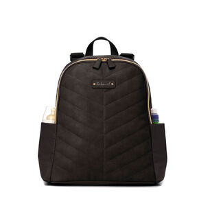Mochila Maternal Gabby De Cuero Vegano - Negra