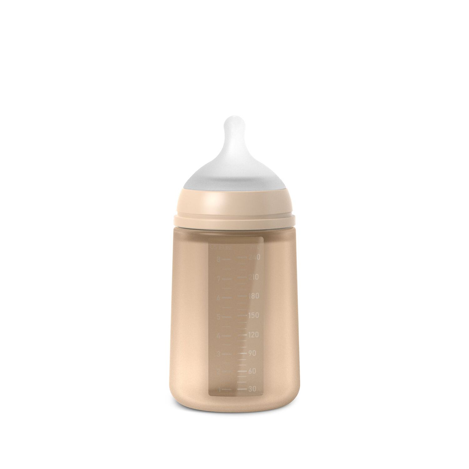 Mamadera 240ml Fisiol&oacute;gica Silicona Sx Pro Soft Fm Beige image number 1.0