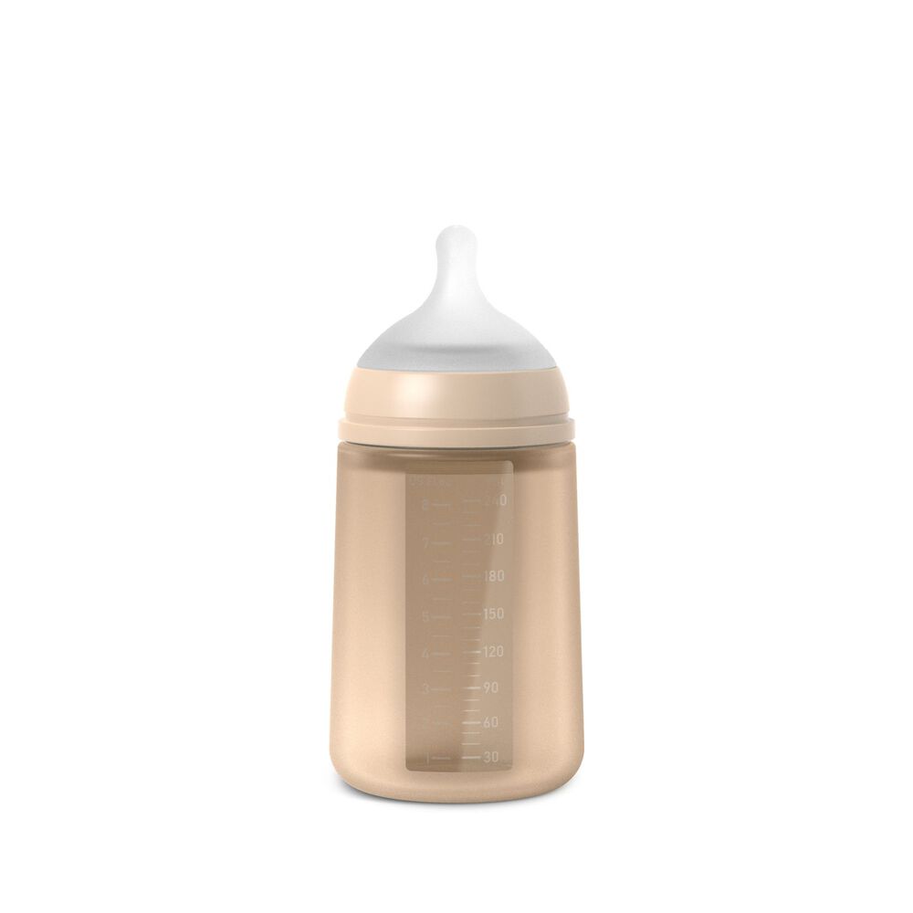 Mamadera 240ml Fisiológica Silicona Sx Pro Soft Fm Beige image number 1.0
