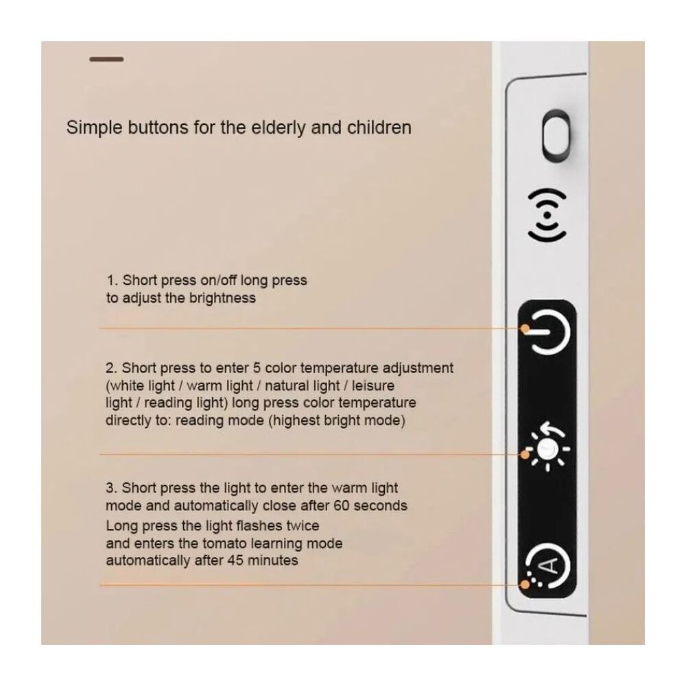 Lampara Recargable Magn&eacute;tica Con Control Remoto Ajustable 35cm image number 2.0