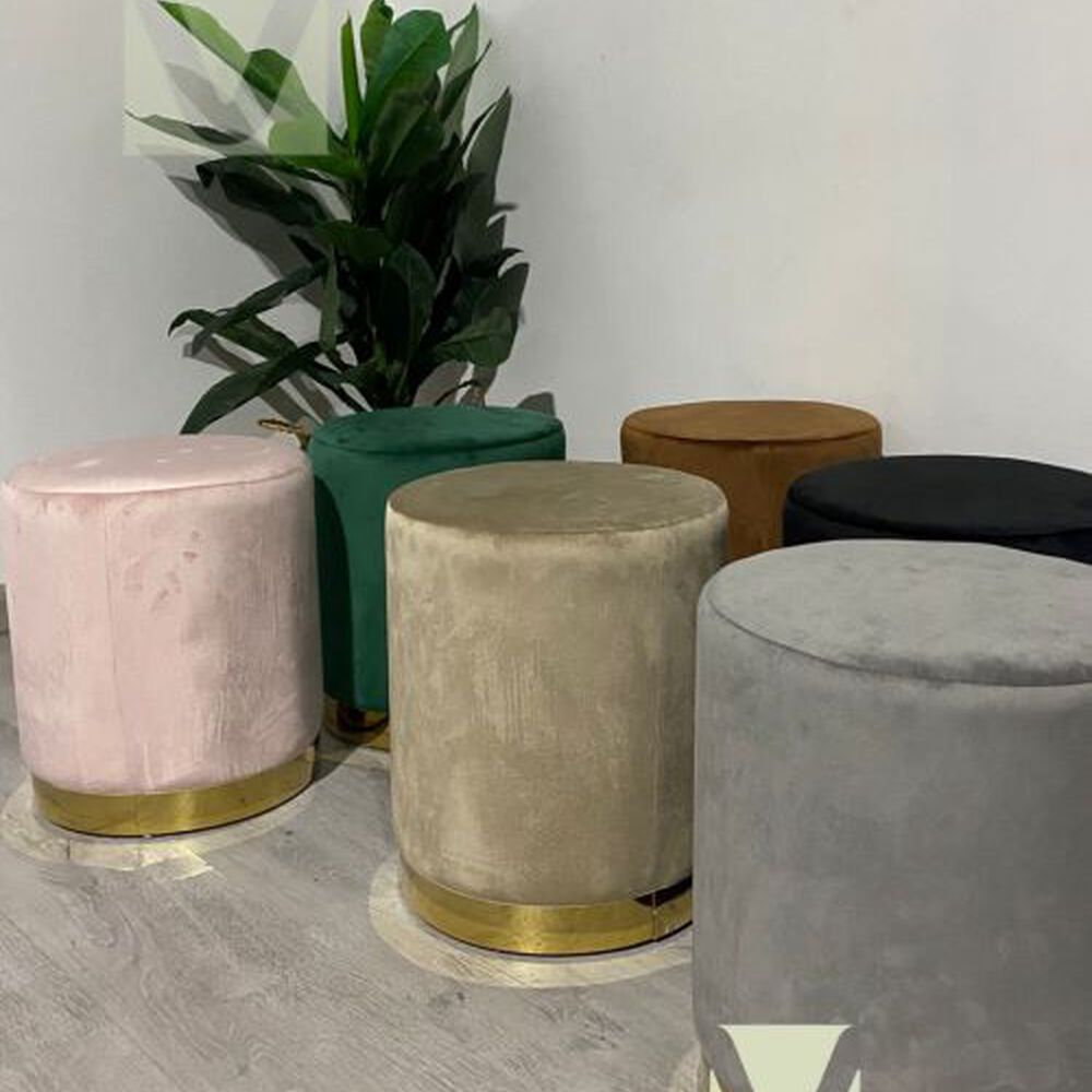 Puff Redondo Terciopelo Fancy image number 3.0