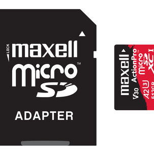 Tarjeta Microsd Maxell 512gb Uh-3 8k A2 180mb/s