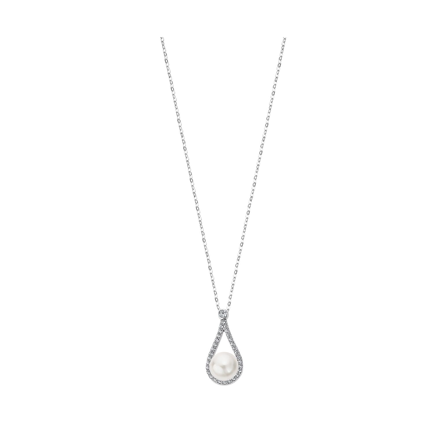 Collar Lp3481-1/1 Lotus Silver Mujer Pearls image number 0.0