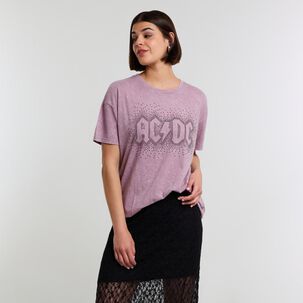 Polera Manga Corta Cuello Redondo Mujer Rolly Go Polera Manga Corta Cuello Redondo Mujer Rolly Go