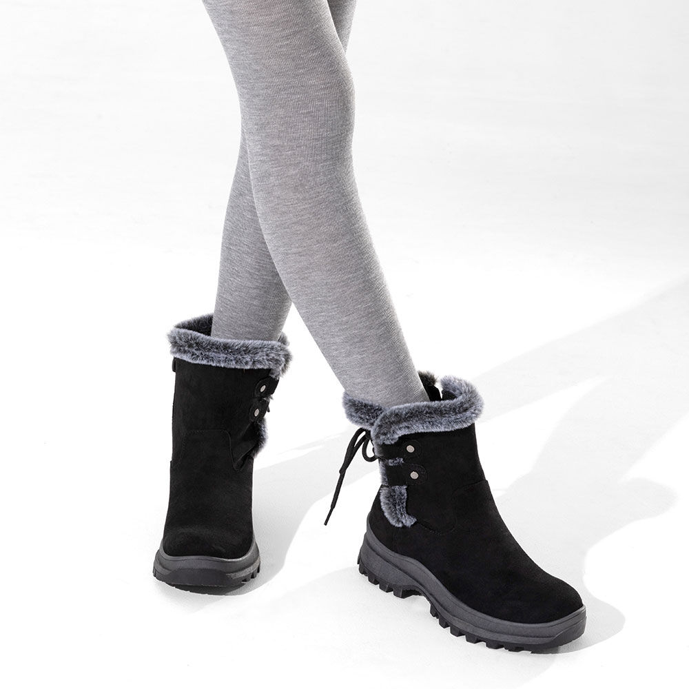 Botin Mujer Casual Con Felpa Plataforma Vintage Weide Czy611 image number 2.0