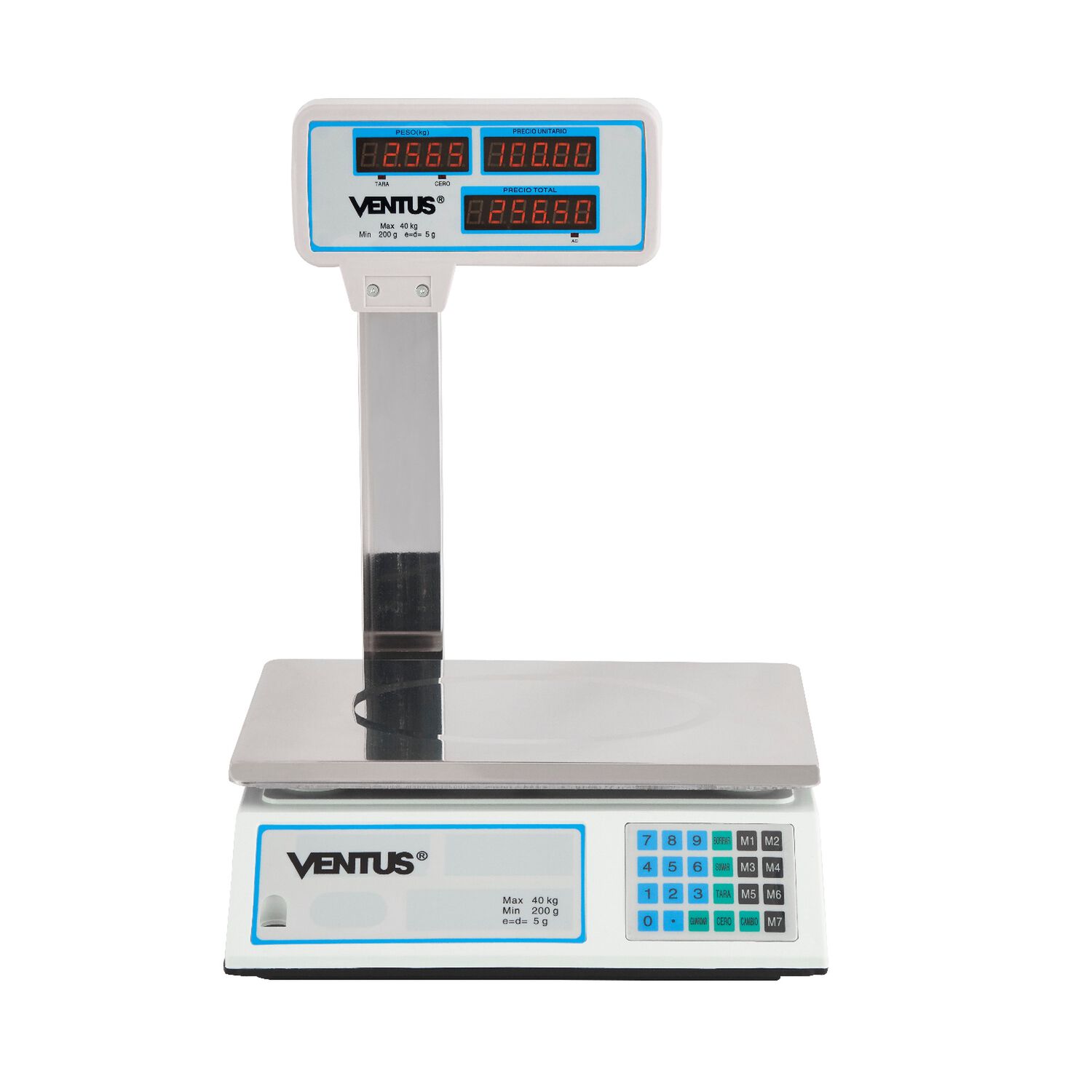 Ventus Balanza Digital B-40va Visor &Aacute;ereo 40 Kg image number 0.0