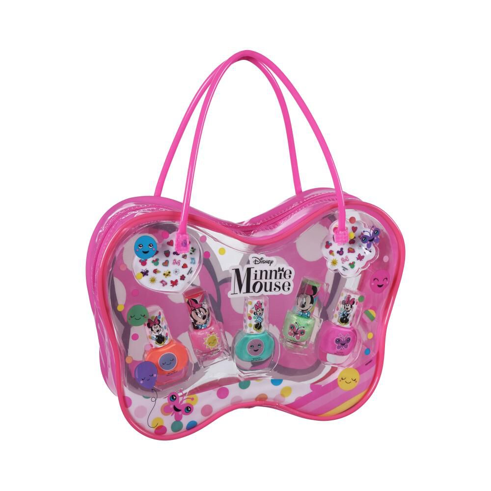 Set De Maquillaje Minnie Gelatti + 5 Esmaltes + Stickers + Cartera image number 0.0