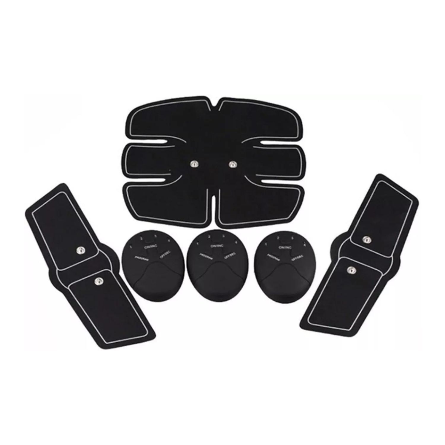 Electro Fisico Ems Negro 19cm Estimulador Muscular Port&aacute;til image number 1.0