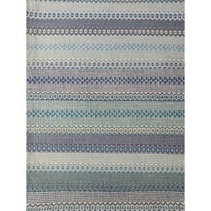 Alfombra Kelim Grande Azul