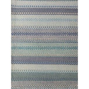 Alfombra Kelim Grande Azul