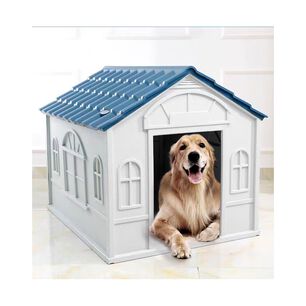 Casa De Perro Mascota Exterior Grande 98cm Roja By Lubabycas