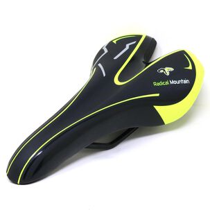 Asiento Mtb Negro/amarillo Radical Mountain
