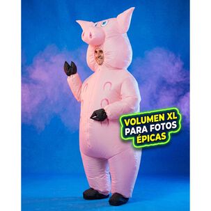 Disfraz Inflable Chancho Cerdo Adulto