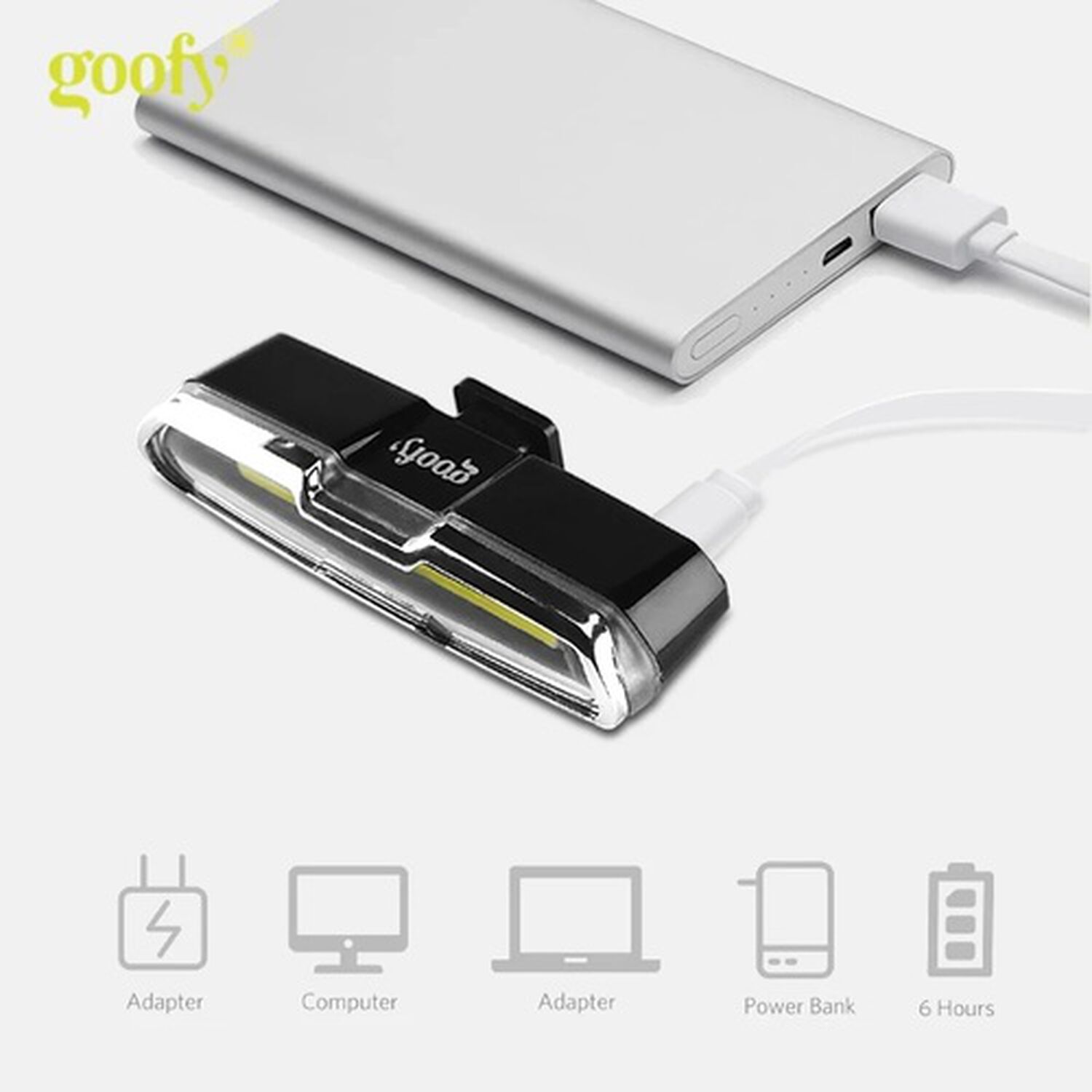 Luz Linterna Led Bicicleta Baliza Muy Potente Recargable Usb 3 Colores Y Funciones Tipo Baliza image number 2.0