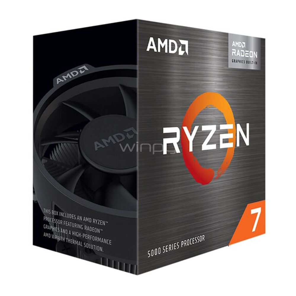 Procesador AMD Ryzen 7 5700G con Gráficos Radeon (AM4, 8 Cores, 16 Hilos, 3.8/4.6GHz) image number 0.0