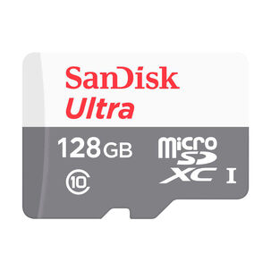 Tarjeta De Memoria Microsd 128gb Sandisk + Adaptador 100mb/s