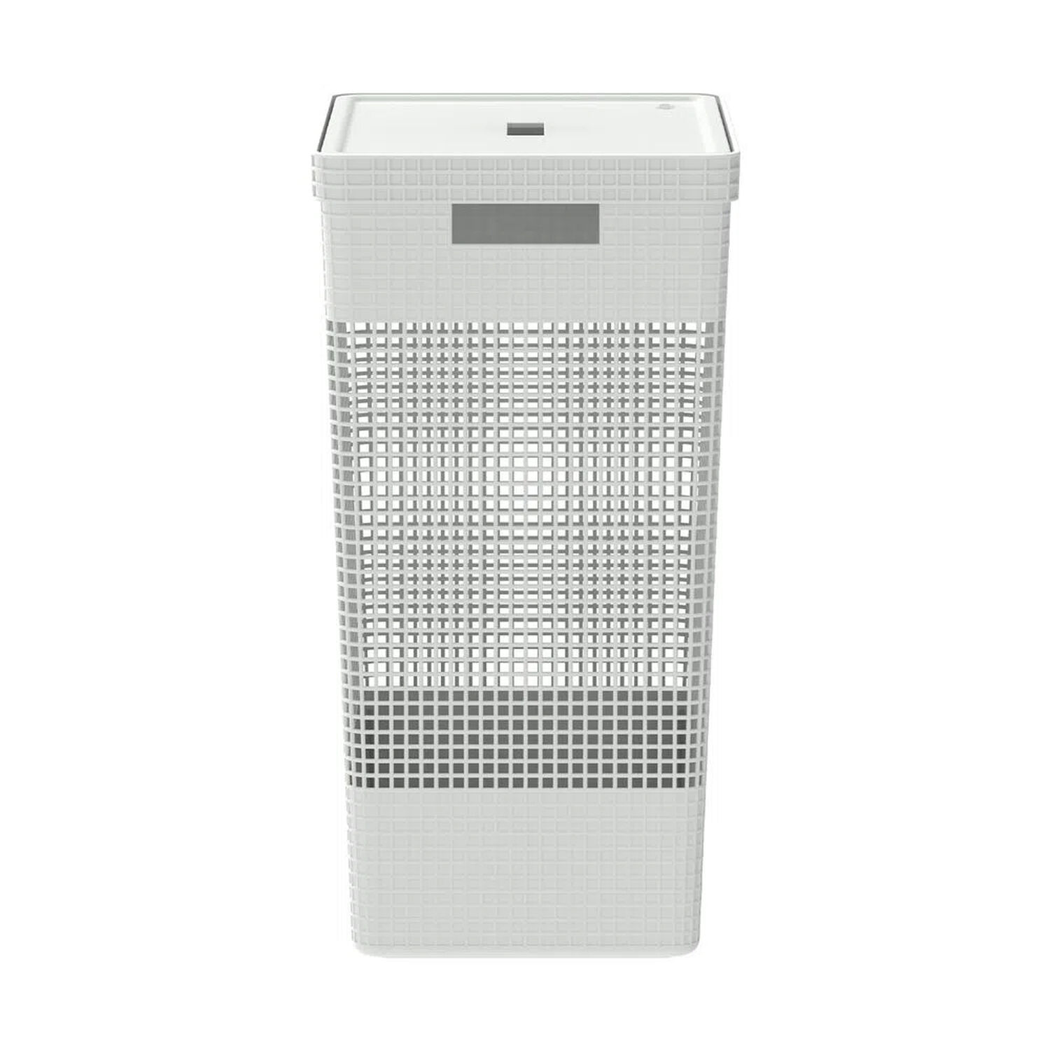 Cesta De Ropa Grid Con Tapa 49 L Blanco Oc&eacute;ano image number 2.0