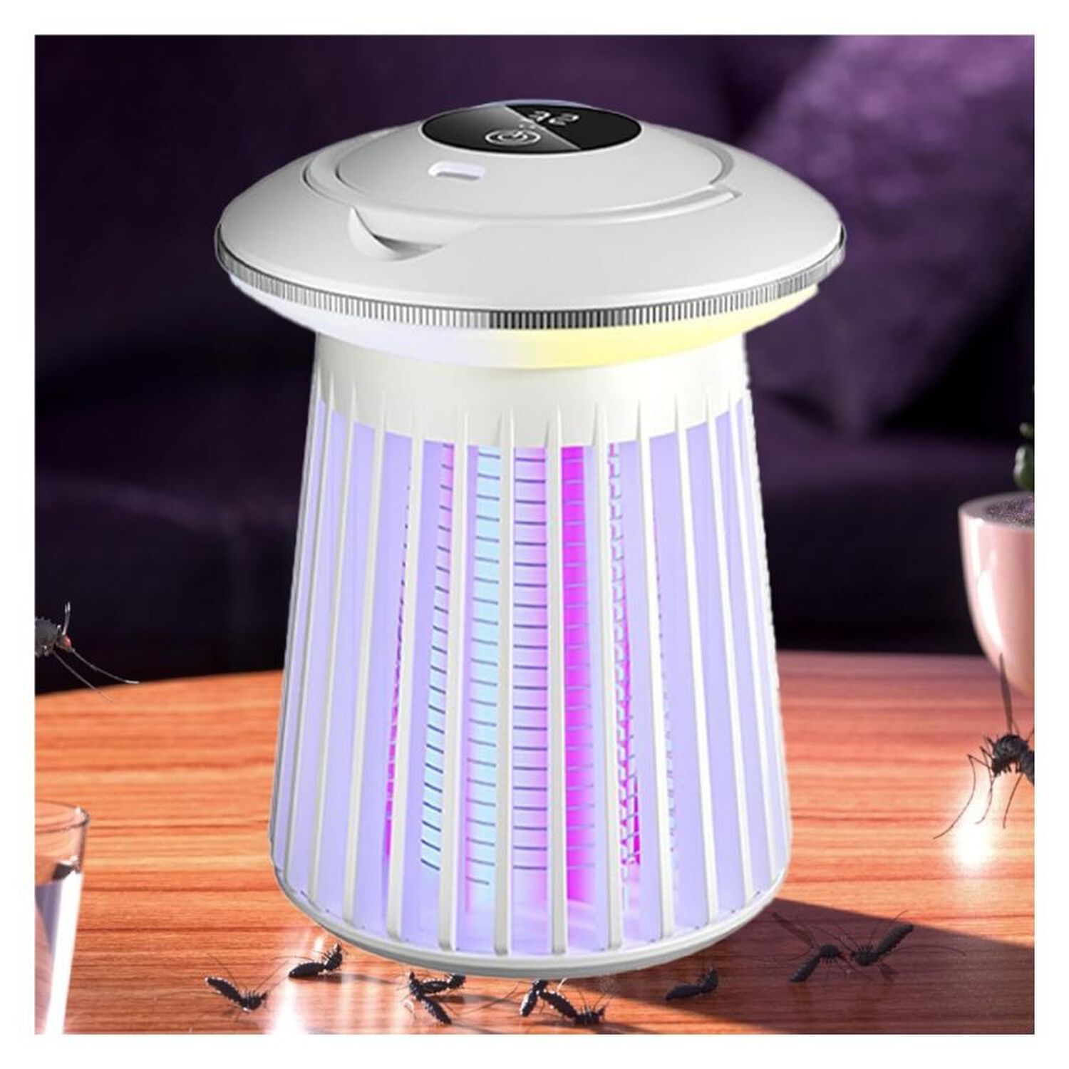 L&aacute;mpara Mata Mosquitos El&eacute;ctrica Repelente Insectos Usb image number 2.0