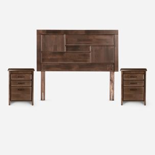 Cama Europea Rosen New Style 4 Plus / Full / Base Normal + Set De Maderas