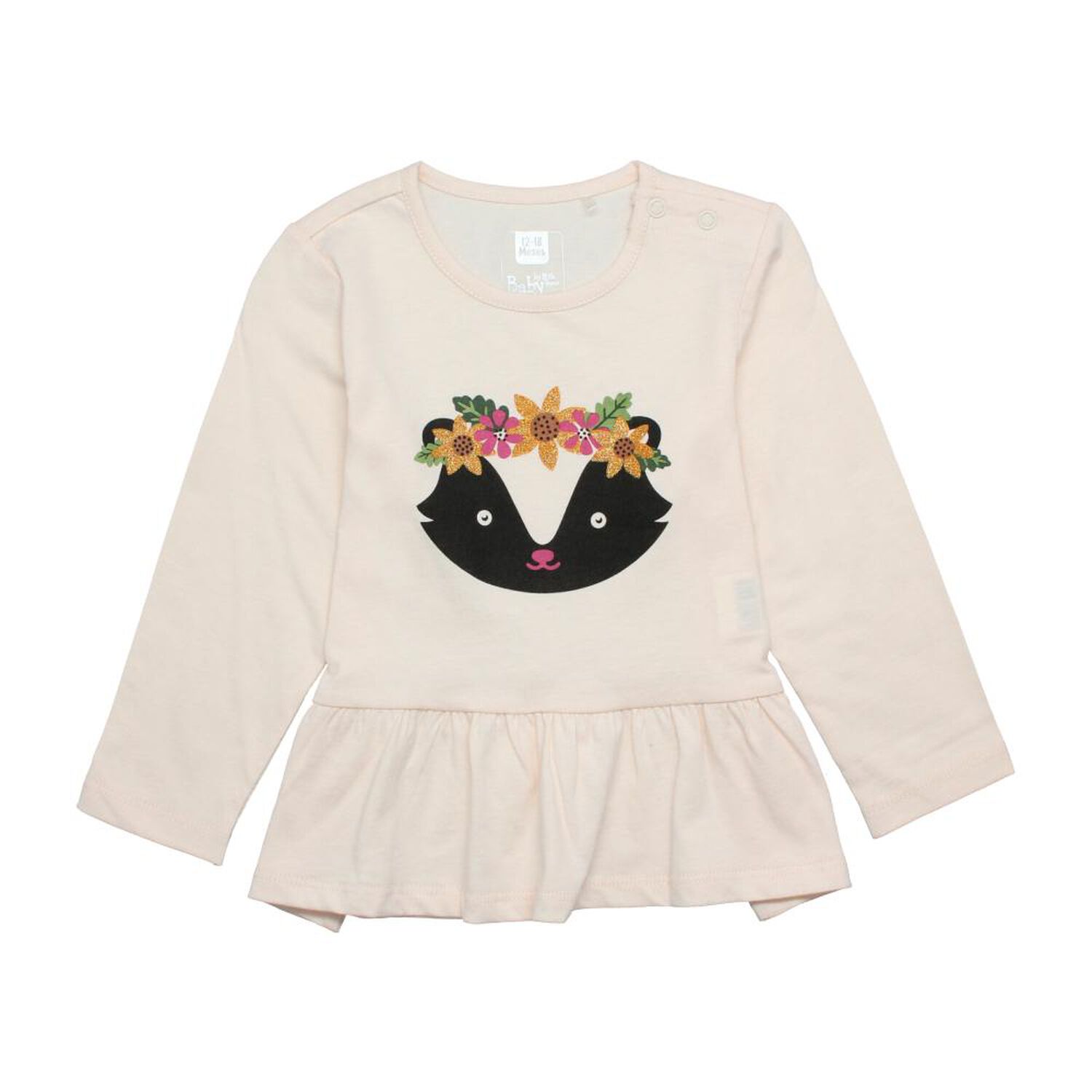 Polera Manga Larga Bebe Ni&ntilde;a Baby image number 0.0