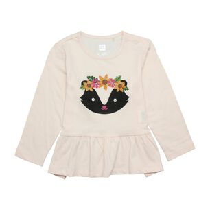 Polera Manga Larga Bebe Ni&ntilde;a Baby