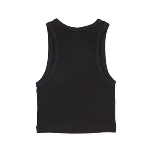 Polera Crop Rib Manga Corta Cuello Redondo Mujer Freedom