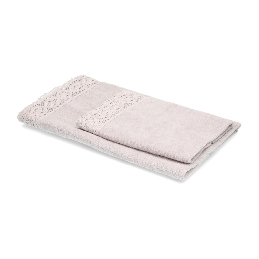 Juego De Toallas Belle Noite Macrame image number 0.0