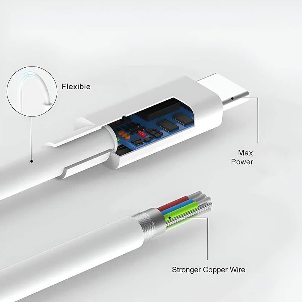 Cable Usb-c A Usb-c Compatible Con Carplay- Android Auto Pd3 image number 4.0