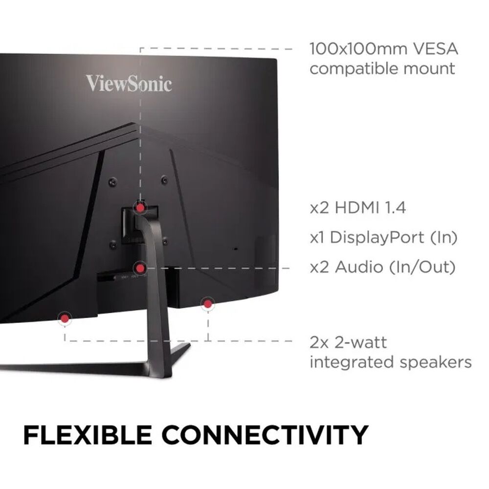 Monitor Gamer 32" / Curvo/ Led / Wqhd/ Hdmi/ 165hz / Vx3218c-2k image number 8.0