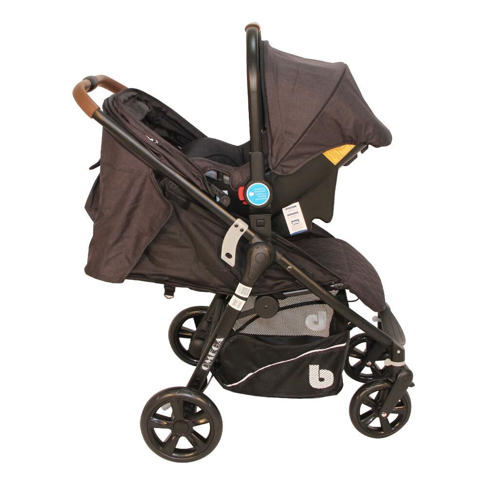 Coche Travel System 3 En 1 Omega Negro image number 13.0