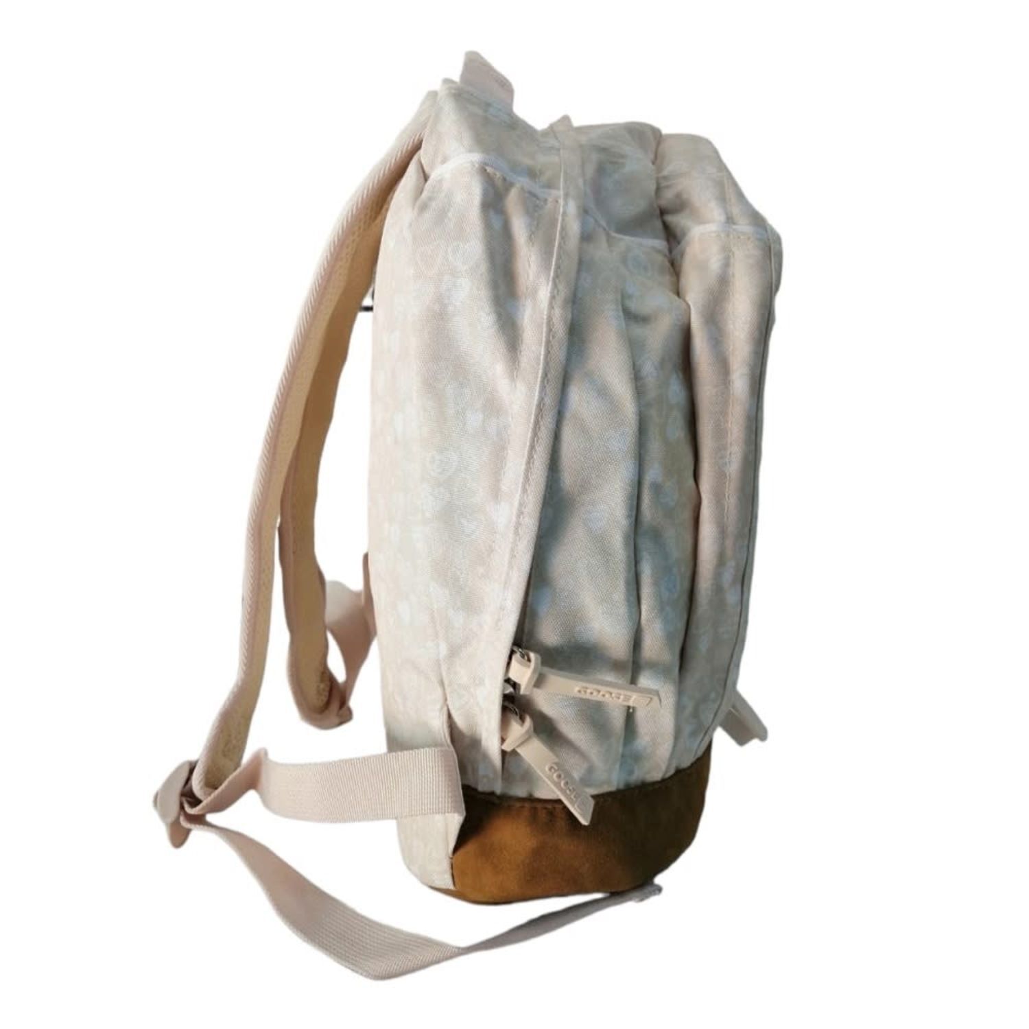 Mochila Casual Unisex Resistente Impermeable Escolar Beige image number 1.0
