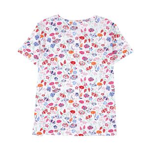 Polera Full Print Manga Corta Cuello Redondo Mujer Geeps