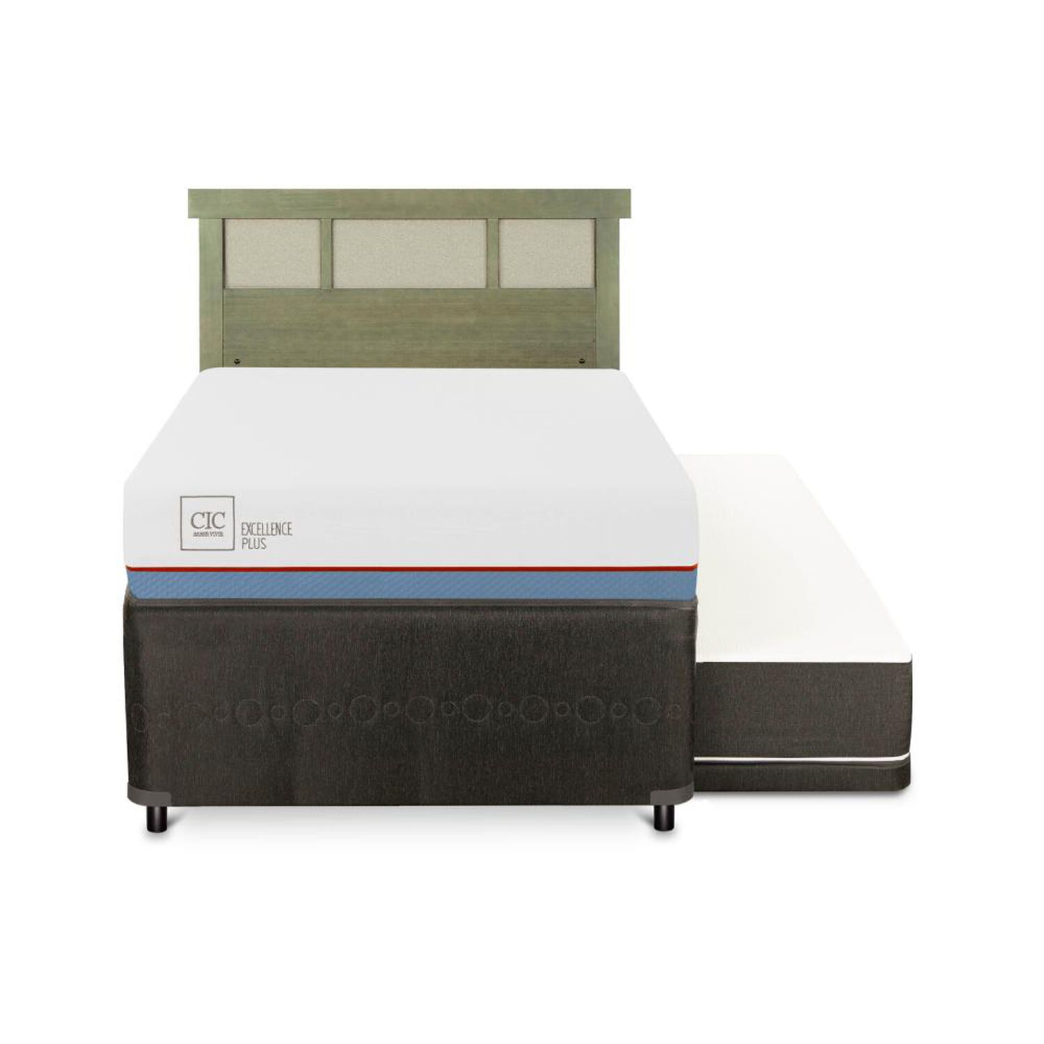 Cama Nido Cic Divan / 1.5 Plazas / Base Funcional + Respaldo image number 0.0
