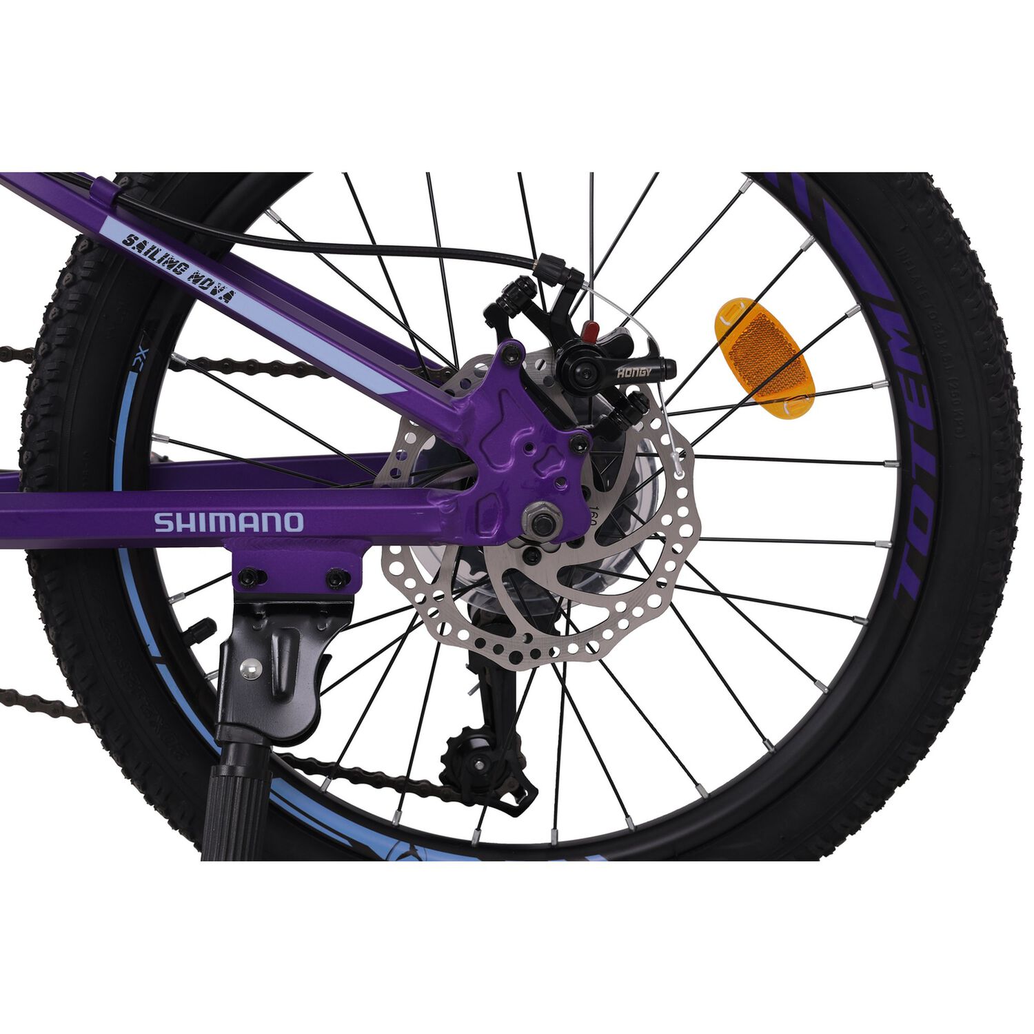 Bicicleta Totem Mtb Aro 20 Modelo Sailing Morado image number 3.0