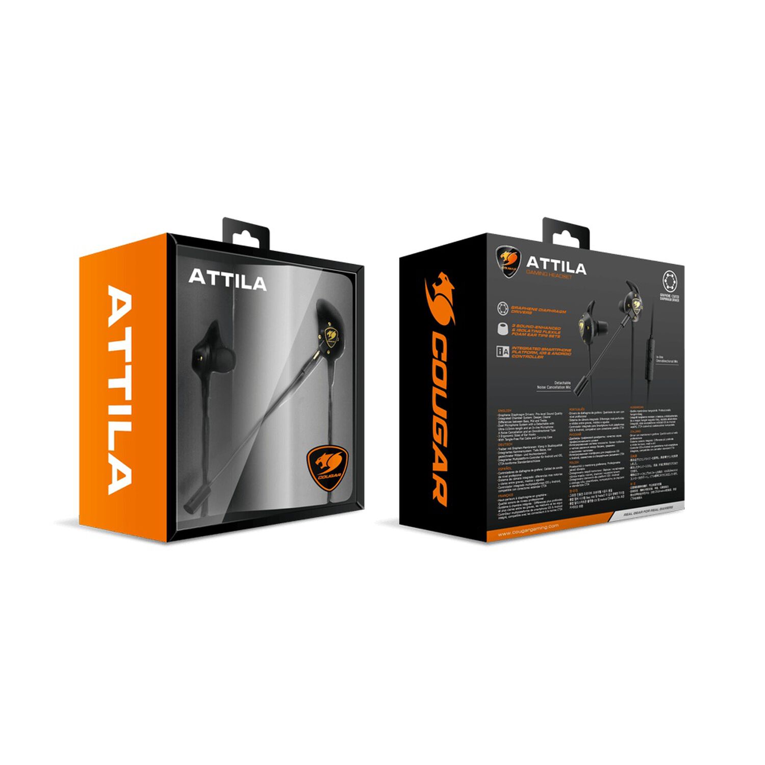 Audifonos Gamer In Ear Cougar Attila Gaming Edition image number 5.0