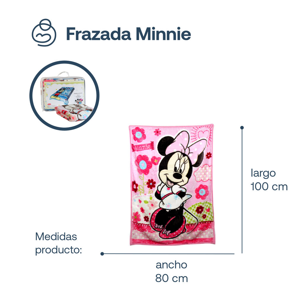 Manta Luxe Minnie Rosado 912mnr image number 6.0