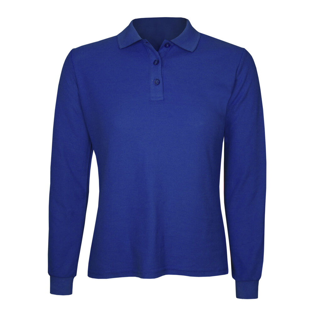 Polera Algodón Pique Manga Larga Velox Mujer image number 0.0
