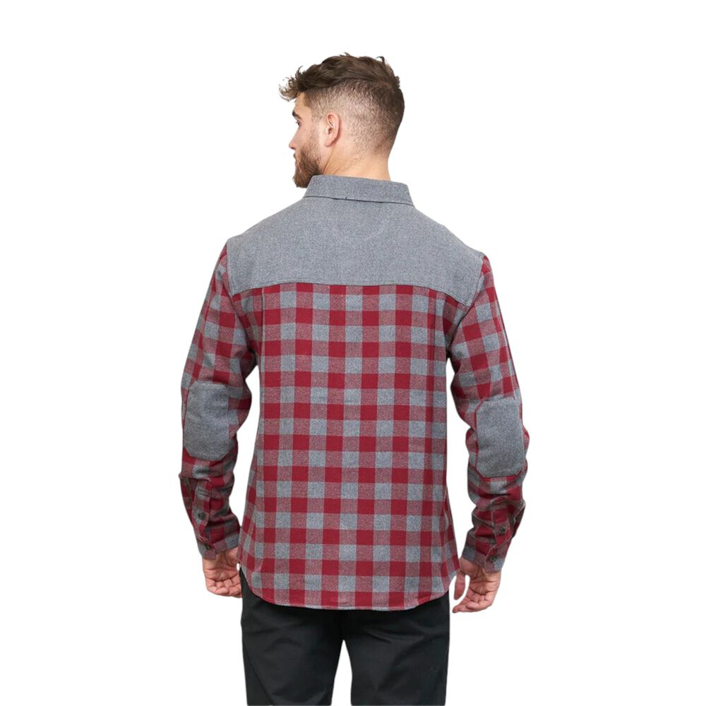 Camisa Longrider Burdeo Hombre Falcone image number 4.0