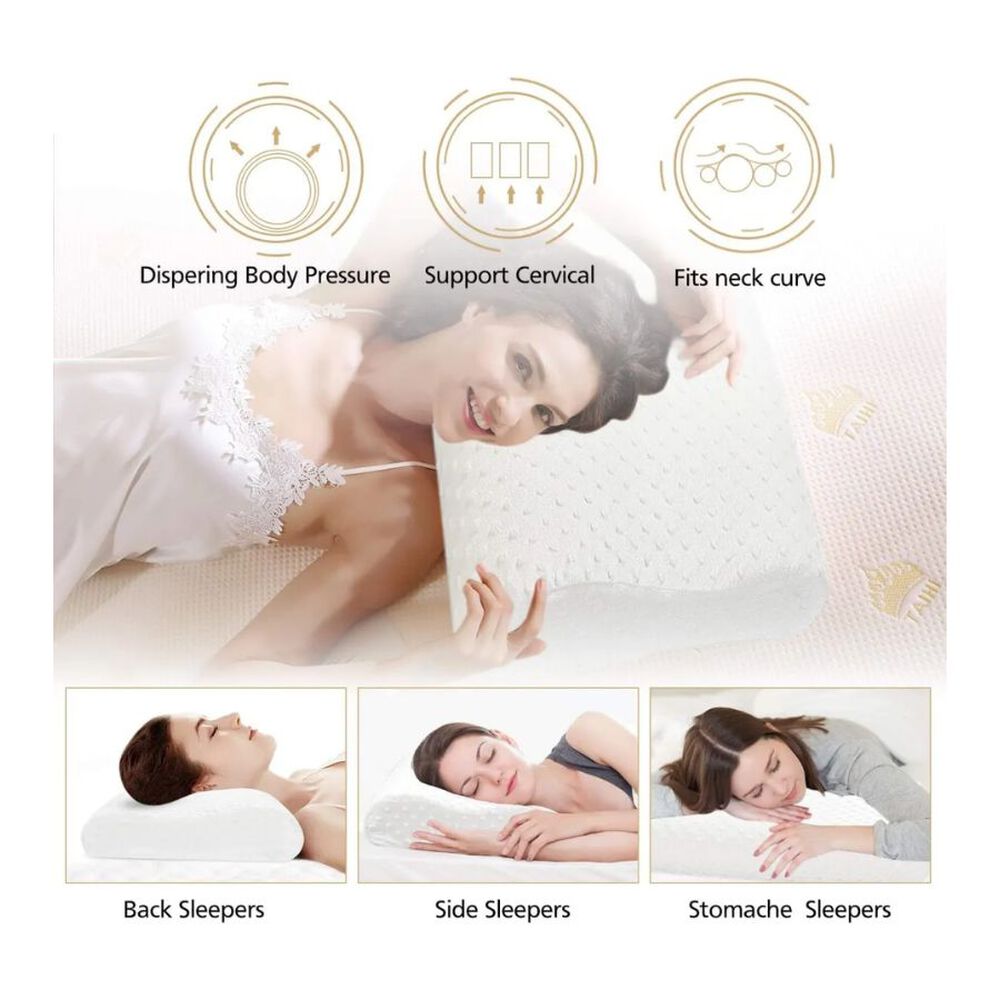 Almohada Ortopedica Viscoelastica Ajuste Cervical Pillow image number 3.0