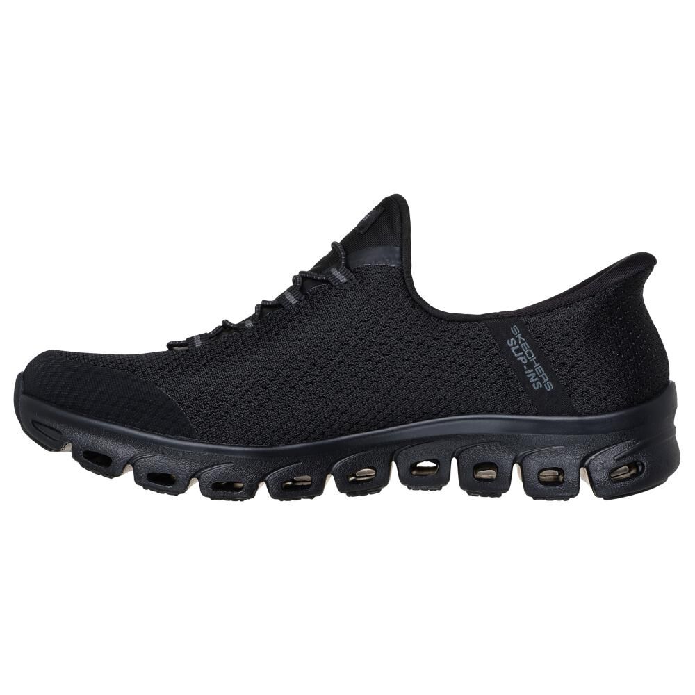 Zapatilla Urbana Mujer Skechers Glide-step Bbk image number 5.0