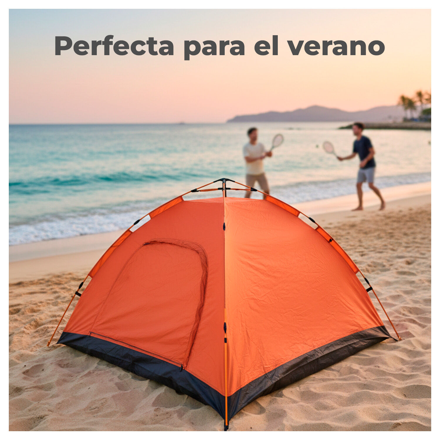 Carpa 2 Metros Para Camping Impermeable Uv Camping Y Resistente image number 2.0