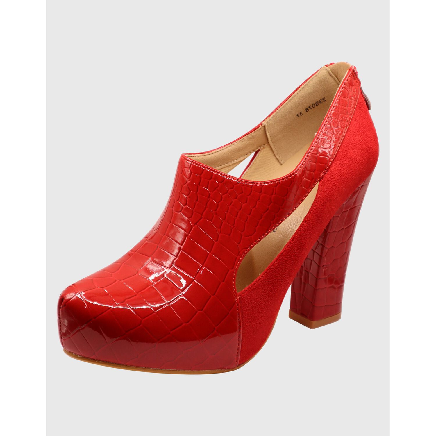 Zapato Taco Who Rojo image number 0.0