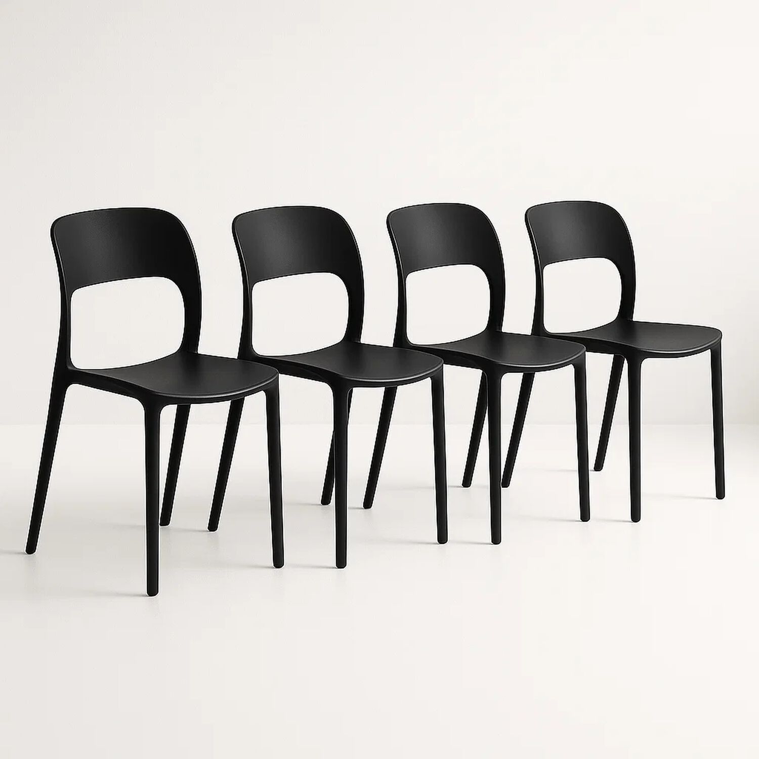 Pack De 4 Sillas Kentucky - Negras image number 0.0