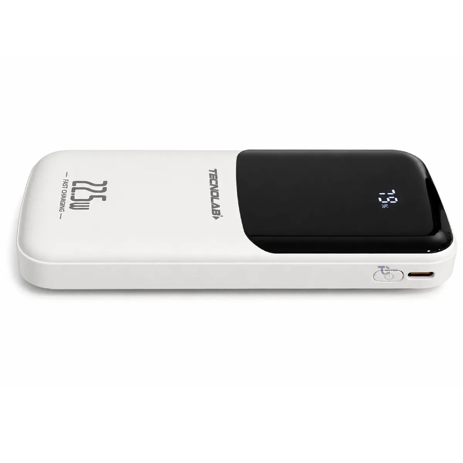 Power Bank Tecnolab Power Volt 22.5w 15.000mah Blanca 4 Cables Carga R&aacute;pida image number 2.0