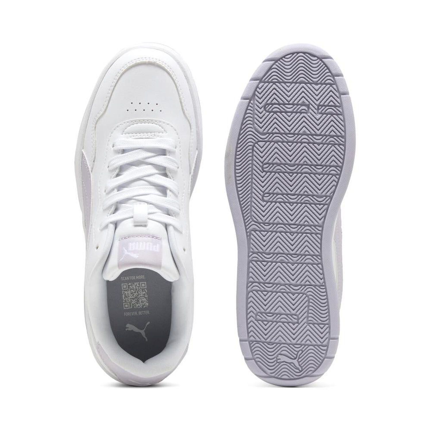 Zapatilla Puma Court Classic Mujer Blanco image number 4.0