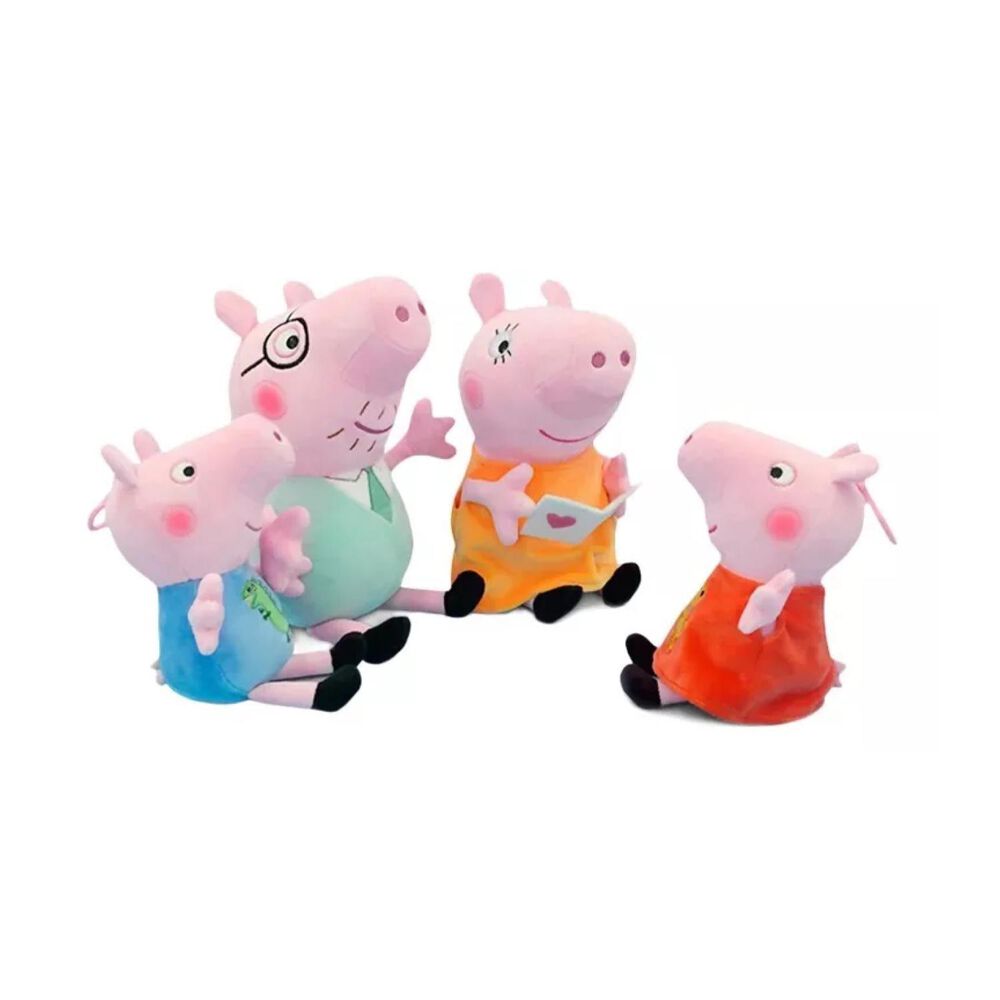Juguete Pack 6 Peluches Llaveros Peppa Pig 13cm Infantil image number 2.0