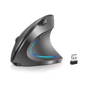 Mouse Vertical Inalámbrico Recargable Ergonomico