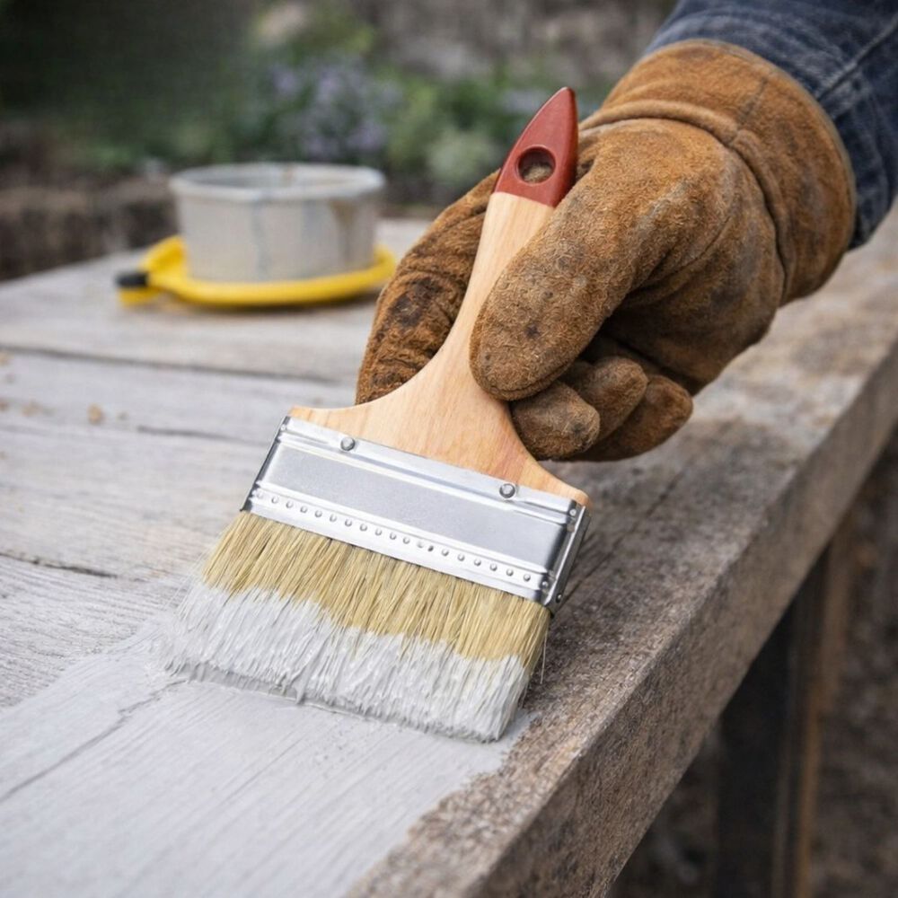 Set 12 Brocha Mango Madera 5 Pulgadas Para Pintura Pintar image number 2.0